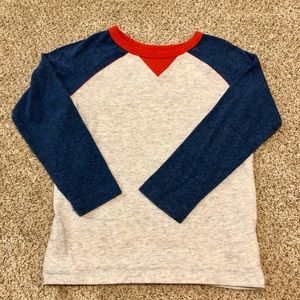 4T Old Navy baseball shirt. Long sleeve.